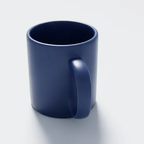 Blue Mug, rendered appearance