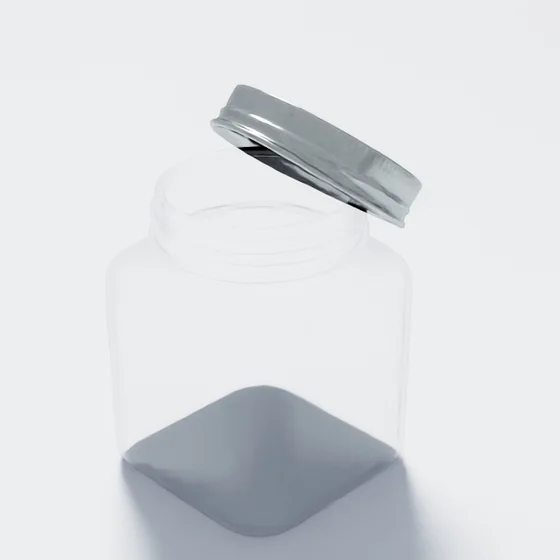 Kitchen canister illustrating a lid and container interface